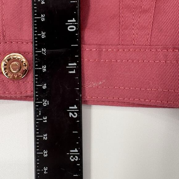 Vince Camuto Denim Trucker Jacket Girls 4T Pink Stretch - Picture 4 of 5
